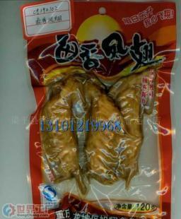 批發(fā)重慶特產風味獨特營養(yǎng)豐富的項上鹵鳳翅120克